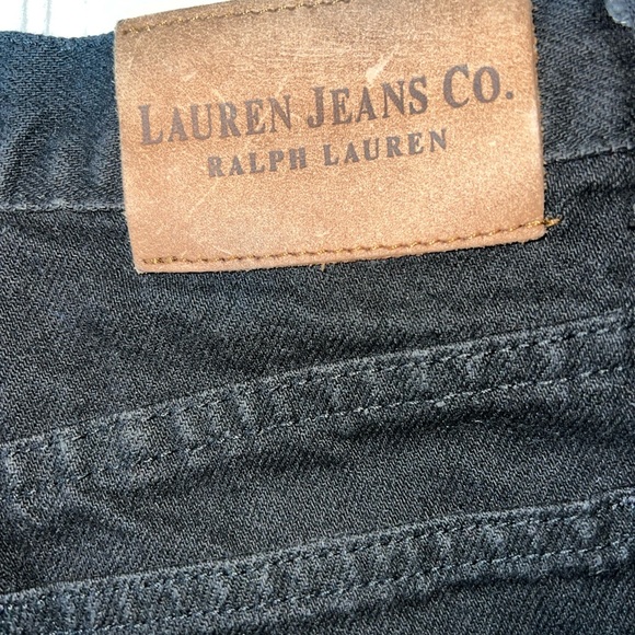 Lauren Jeans Co Ralph Lauren Women’s Black Jeans Straight Leg 10P - Picture 6 of 6